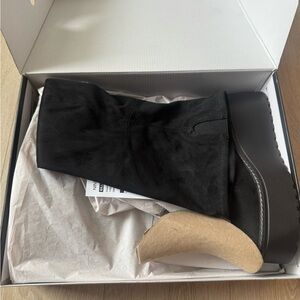Women's Black Platform Boots